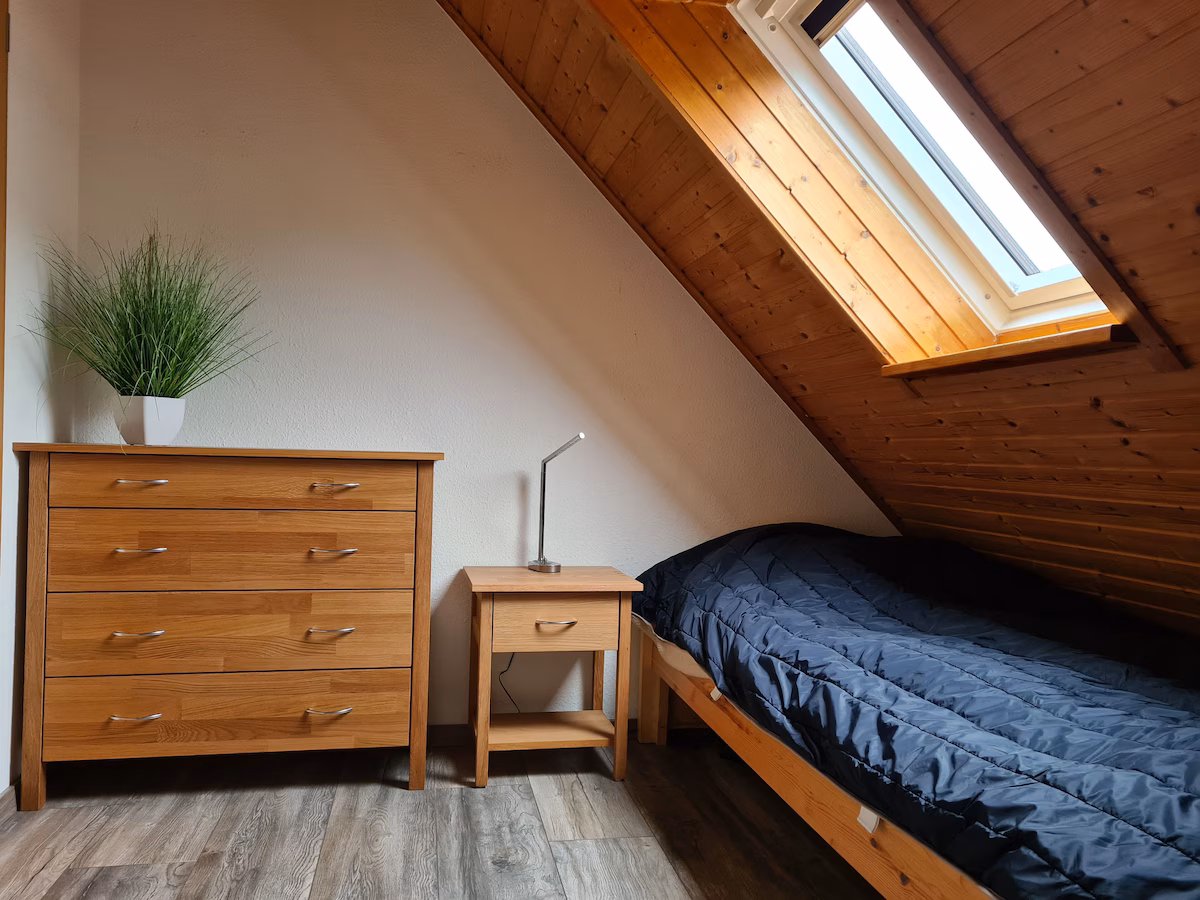 Drei Schlafräume im Ferienhaus Sandburg - Ansicht 3