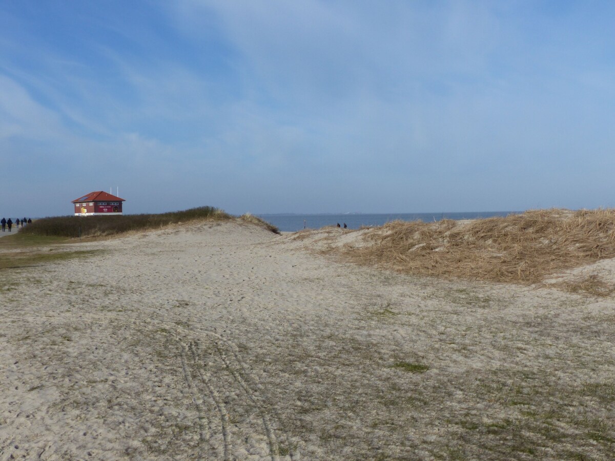 Dünen und Strandzugang an der Nordsee in Hooksiel